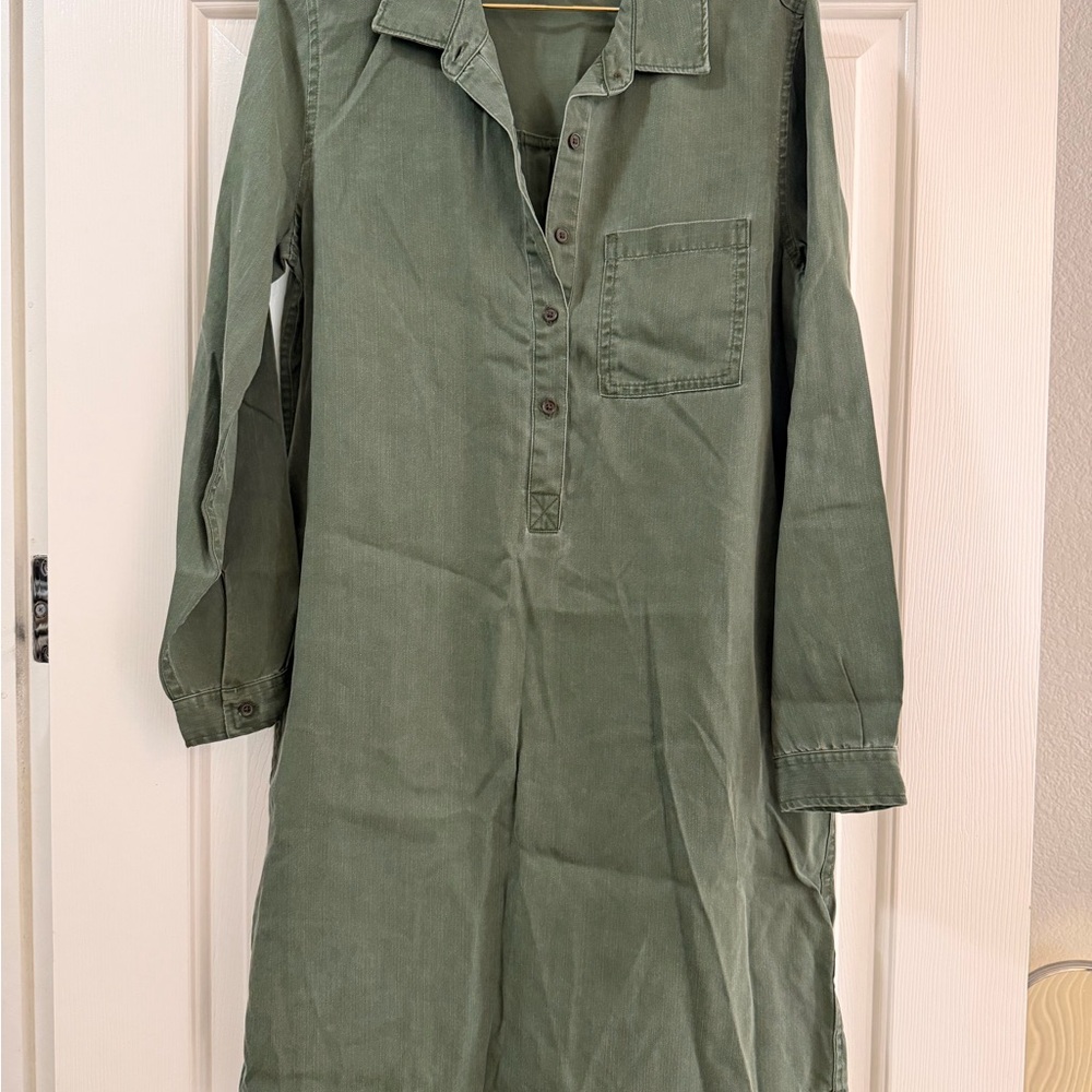 Old Navy Olive Utility Shirt